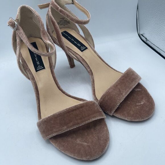 Steven by Steve Madden Blush ankle strap heels 7.5 - Picture 1 of 11